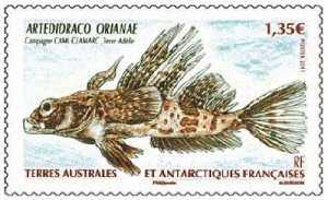 Scott #441 Fish MNH