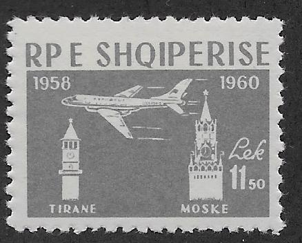 ALBANIA SC# 576 FVF/MOG 1960