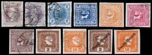 Austria Scott P9b // P27 (1876-1919) Used/Mint H F-VF, CV $4.75