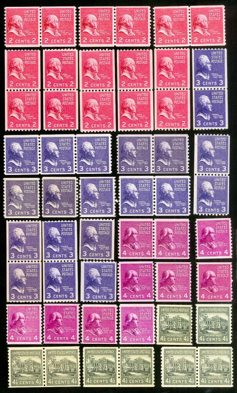 US Stamps # 839-51 MNH F-VF Lot Of 10 Sets P.O. Fresh Scott Value $340.00