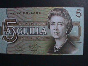 ​ANGUILLA 2019-COLLECTIBLE UNCIRCULATED POLYMAR LOVELY BEAUTIFUL NOTE VF