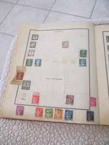 VEGAS - Battered 1928 Scott Album - OLD Stamps Incl China  >160 Photos! FE604