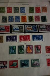 St Vincent and Grenadines Stamp Collection on Pages Most Mint