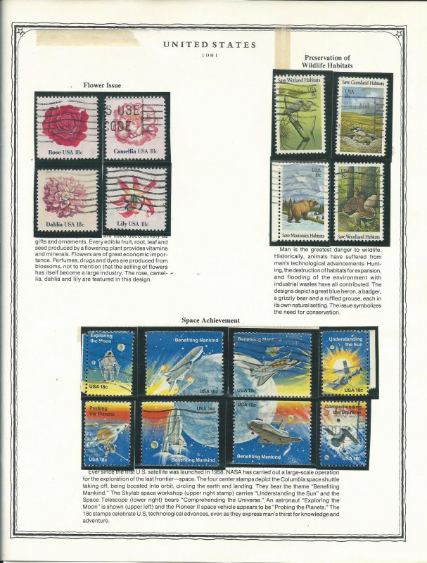 Scott Minuteman Stamp Album For United States Stamps With Stamps