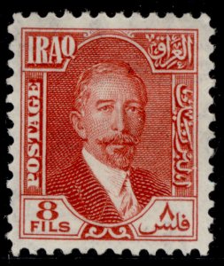 IRAQ GV SG142, 8f scarlet, M MINT.