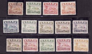 Nauru.-Sc#17-30a-used Freighter set-Ships-1924-48- S/H fee reflects cost of