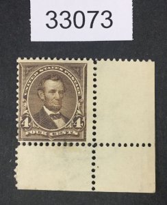 US STAMPS  #269 MINT OG NH LOT #33073