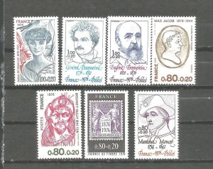 France B 489-494 MNH