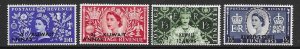 GB (Kuwait) 113-16   1953   set 4   VF  NH