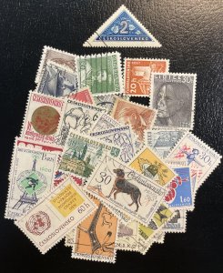 Czechoslovakia LOT - Large LOT includes some imperf issues.