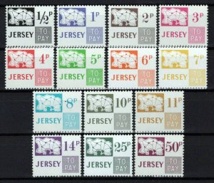 Jersey J7-J20 MNH Postage Due Stamps Maps ZAYIX 0524S0074