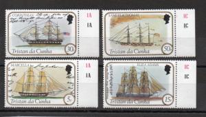 Tristan da Cunha 306-309 MNH