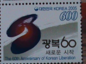 ​KOREA-2005-SC#2204- 60TH ANNIV: KOREA LIBERATION MNH-SHEET VF, HARD TO FIND