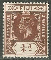 Fiji; 1916; Sc. # 79;  MH Single Stamp