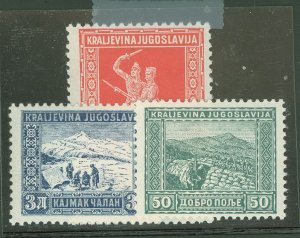 Yugoslavia #B20-22 Unused Single (Complete Set)