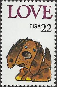 # 2202 MINT NEVER HINGED LOVE PUPPY