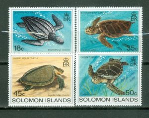 SOLOMON ISL 1983  TURTLES #489-492 SET MNH...$3.75