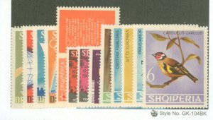 Albania #730/752  Single (Complete Set)