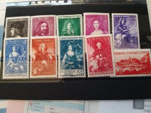 ​Monaco 1939  Yvert 185-194 Princes-Prinsesses de Monaco MN Cat. Eur 575