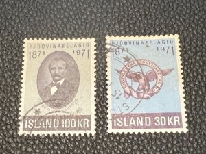 Iceland 433-434 used