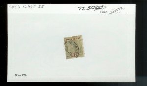 GOLD COAST Sc#35 Used