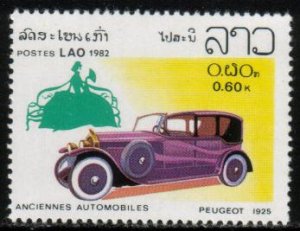 Classic Automobile, 1925 Peugeot, Laos stamp SC#414 MNH