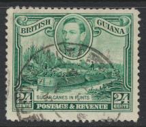 British Guiana SG 312  perf 12½ Poor Used (Sc# 234 see details) 