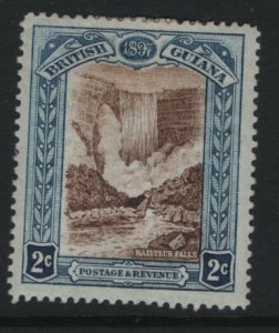 BRITISH GUIANA  153   MINT HINGED, REMNANTS  OLD MANS WATER FALL