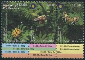 Cook Islands 2014, Entomology 3v [::], MNH