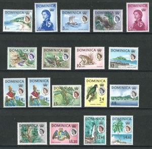 Dominica 164-86 (+173a) SG 162-78 (+171a) MNH VF 1958 SCV $51.45