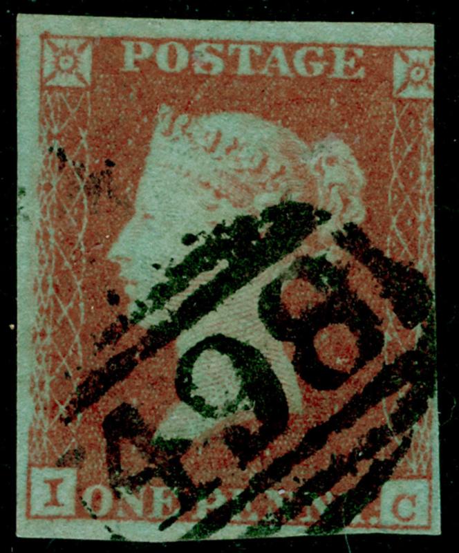 SG8, 1d red-brown, USED. Cat £30. IC