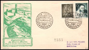 Spain Exposition de Tierra Santa 1954 Cover