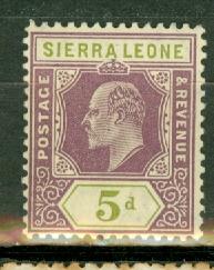 Sierra Leone 97 mint CV $19