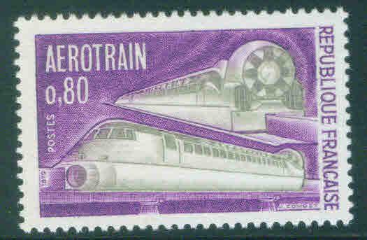 FRANCE Scott 1267 MNH** 1970 Aerotrain stamp 