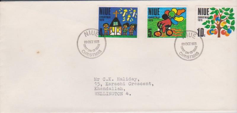 Niue - 1975 Christmas First Day Cover