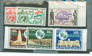 Niger #C20-C25  Single (Complete Set)