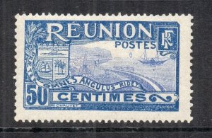 Reunion 1907 MAP TYPE Early Issue Fine Mint Hinged 50c. NW-230875