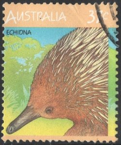 Australia SC#1035e 37¢ Australian Wildlife: Short-beaked Echidna(1987) Used