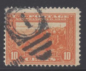 #400a 10c Panama Pacific Expo San Francisco Bay 1913 Used 