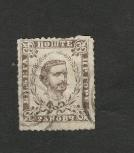 MONTENEGRO USED STAMP - KING NIKOLA -FALS (NOT ORIGINAL) - 25