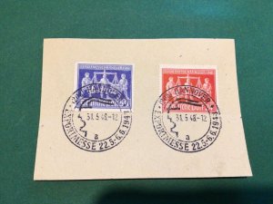 Germany Hanover Export  Messe 1948 souvenir stamps postal card  62414 