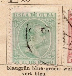 Spanish Colonies Caribbean 1891-92 Early Issue Fine Used 5c. NW-238485