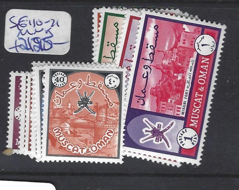 MUSCAT (P2402B)  SG 110-21  MNH