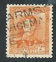 New Zealand Scott #258 2p King George VI (1947) Used