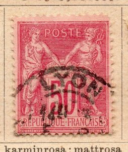 France 1884-93 Early Issue Fine Used 50c. NW-08516