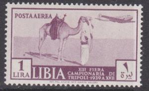 Libya sc#C38 1939 1L Sample Fair MLH