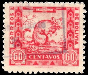 Bolivia 261 - Used - 60c Chinchilla (1939) (cv $1.00)