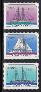 Cape Verde Scott #513-515 MNH