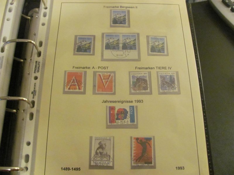 SWITZERLAND 1978-2005 STAMPS & COVERS XF COULD BE AS MUCH AS $2000 CATALGUE(188)