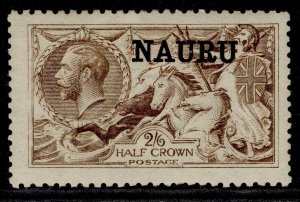 NAURU GV SG21, 2s 6d brown, M MINT. Cat £80.